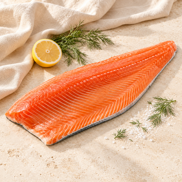 Le Fumoir Whole Fresh Scottish Salmon Fillet, Skin-On — lifestyle image