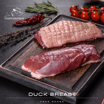 Magret duck breast frozen free range premium quality, packaged in portions of 2x500g for gourmet cooking