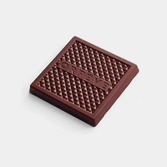 Assorted selection of premium Orfève chocolate napolitains in an elegant box containing 6 pieces of 5g each