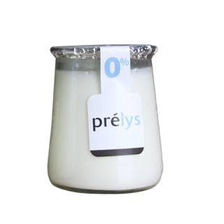 Prelys Natural 0% Fat Yogurt in Glass Jars — 125g x 8