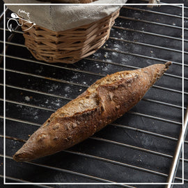 Mini artisan French multi-cereal baguettes frozen pack of 10 perfect for breakfast or dinner accompaniment