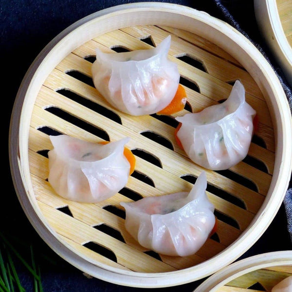 Crystal Prawn Dumpling with Chinese Chive 24 pieces (frozen) - Les Gastronomes