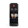 Machine à café Y3.3 iperEspresso de couleur noire compacte, design élégant pour préparer espressos et cafés de qualité