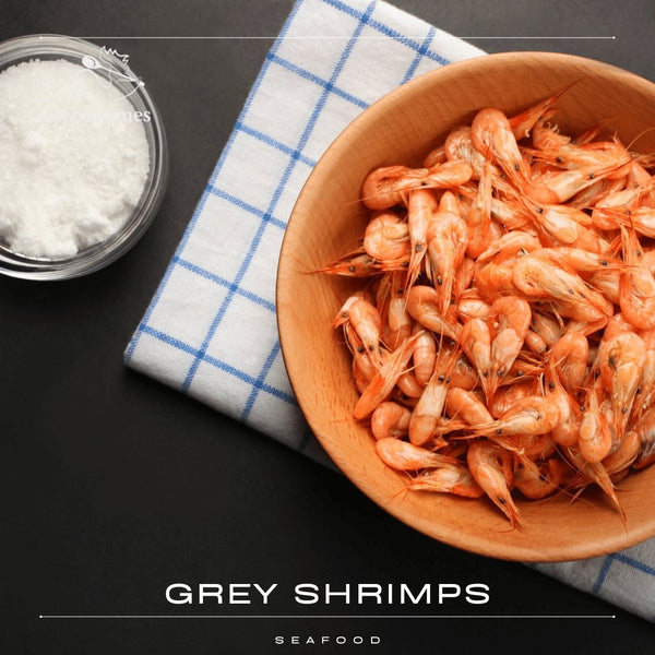 Frozen Cooked Grey Shrimps - 100g - Les Gastronomes