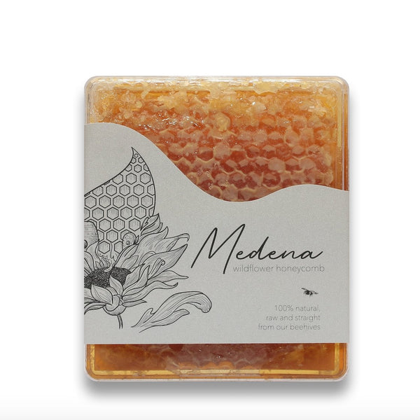 Medena Raw Wild Flower Honeycomb - 370g - Les Gastronomes