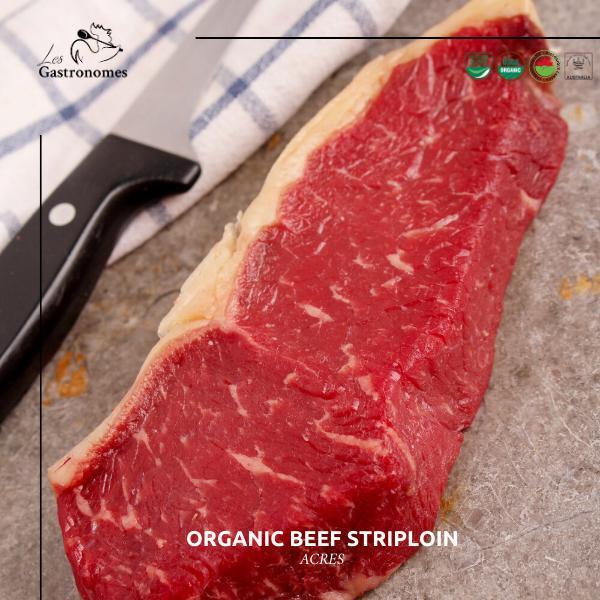 ORGANIC GRASSFED BEEF - STRIPLOIN STEAK FROZEN - Les Gastronomes