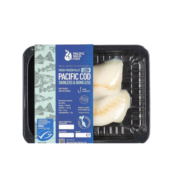 Pacific Pearl Wild Cod Filets ±180g - Les Gastronomes