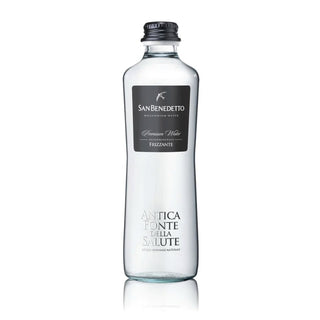 San Benedetto Millenium Water Sparkling Glass Bottle 330ml (24 bottles) - Les Gastronomes