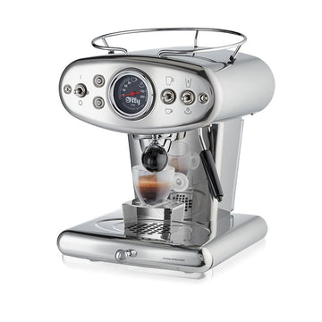 Machine à café X1 iperEspresso Anniversary 1935 édition limitée avec boîte de 42 capsules illy, design rétro noir élégant
