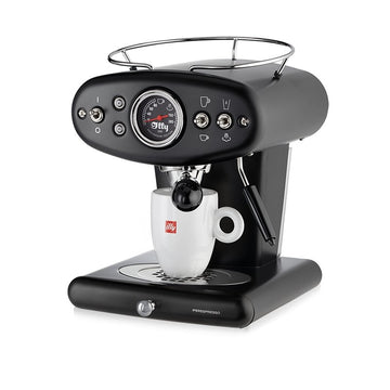 Machine à café X1 iperEspresso Anniversary 1935 édition limitée avec 42 capsules, design rétro noir et acier inoxydable
