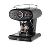 Machine à café illy X1 iperEspresso édition anniversaire 1935 avec ensemble de 42 capsules, design élégant noir et argent